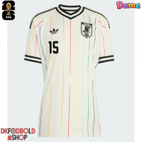 Japan Daichi Kamada #15 Udebanetrøje Dame VM 2026 Kort ærmer